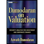 Damodaran on Valuation: Security Analysis for Investment and Corporate Finance