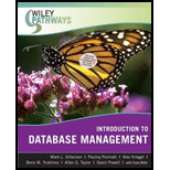 Wiley Pathways Introduction to Database Management
