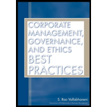 Corporate Management Governance, and Ethics Best Practices