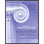 Calculus: One and Several Variables - Student Solutions Manual
