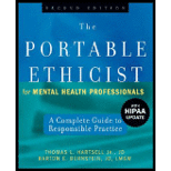 Portable Ethicist for Mental Health Professionals, with HIPAA Update: A Complete Guide to Responsible Practice