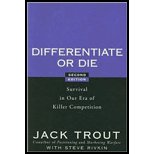 Differentiate or Die: Survival in Our Era of Killer Competition (Hardback)