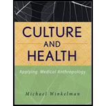 Culture and Health: Applying Medical Anthropology