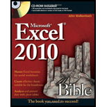 Excel 2010 Bible - With CD