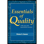 Essentials of Quality With Cases and Experiential Exercises