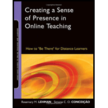 Creating Sense Presence in Online Teach
