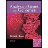 Analysis of Genes and Genomes (Paperback)