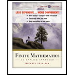 Finite Mathematics: Applied Approach (Looseleaf)