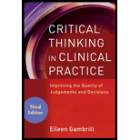 Critical Thinking in Clinical Practice