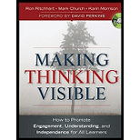 Making Thinking Visible: How to Promote Engagement, Understanding, and Independence for All Learners - With DVD