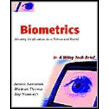 Biometrics : Identity Verification in a Networked World