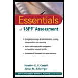 Essentials of 16PF Assessment (Paperback)