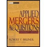 Applied Mergers and Acquisitions, University Edition