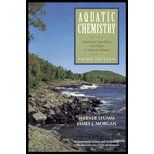 Aquatic Chemistry: Chemical Equilibria and Rates in Natural Waves