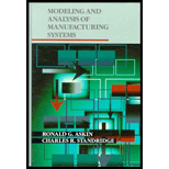Modeling and Analysis of Manufacturing Systems