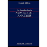 Introduction to Numerical Analysis