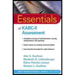 Essentials of KABC-II Assessment (Paperback)