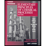 Elementary Principles of Chemical Processes - Student Workbook