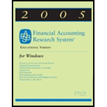 2005 Financial Accounting Resrch. System (Fars) CD