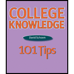 College Knowledge 101 Tips