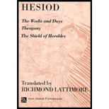 Hesiod: The Work and Days, Theogony, The Shield of Herakles