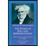 World as Will and Representation, Volume I