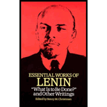 Essential Works of Lenin : "What is to Be Done?" and Other Writings