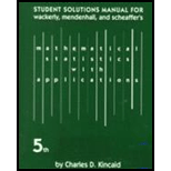 Mathematics Statistics With Application - Student Solution Manual