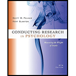 Conducting Research in Psychology