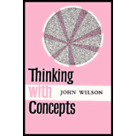 Thinking with Concepts