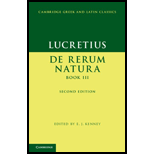 Lucretius De Rerum Natura, Book III