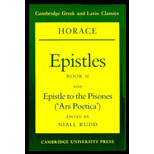 Horace : Epistles Book II and Ars Poetica