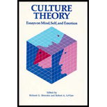 Culture Theory : Essays on Mind, Self, and Emotion
