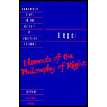 Hegel: Elements of Philosophy of Right