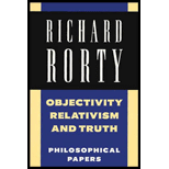 Objectivity, Relativism, and Truth, Volume I : Philosophical Papers