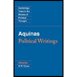 Aquinas: Political Writings