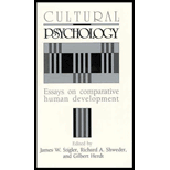 Cultural Psychology : The Chicago Symposia on Human Development
