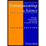 Communicating in Science : Writing a Scientific Paper and Speaking at Scientific Meetings