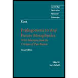 Prolegomena to Future Metaphysics