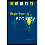 Experiments in Ecology: Logical Design and Interpretation Using Analysis of Variance