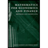 Mathematics for Economics and Finance : Methods and Modelling