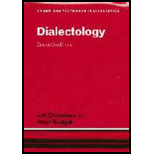 Dialectology (Cabridge Textbooks in Linguistics Series)
