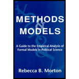 Methods and Models : A Guide to the Empirical Analysis of Formal Models in Political Science