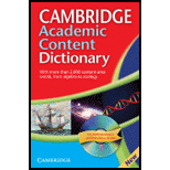 Cambridge Academic Content Dictionary With CD