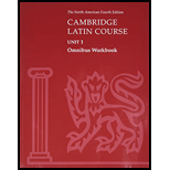 Cambridge Latin Course: Unit 1, North American Edition - Omnibus Workbook