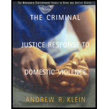 Criminal Justice Response to Domestic Violence