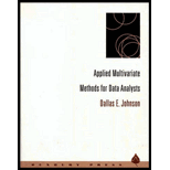 Applied Multivariate Methods for Data Analysts - With 3