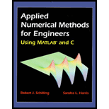 Applied Numerical Methods for Engineers : Using MATLAB and C - With CD
