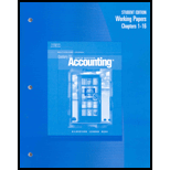 Working Papers, Century 21 Accounting Multicolumn Journal Chapter 1-16