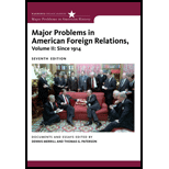 Major Problems in American Foreign Relations, Volume 2